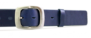 Modrý kožený dámský opasek 105 cm - Penny Belts