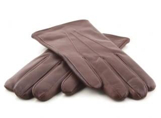 Pánské kožené rukavice Bohemia Gloves - tmavě hnědé Velikost: 10,5