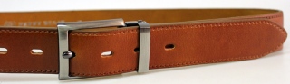 Pánský kožený opasek Penny Belts 95 cm - hnědý