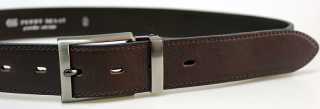 Pánský kožený opasek tmavě hnědý 100 cm - Penny Belts