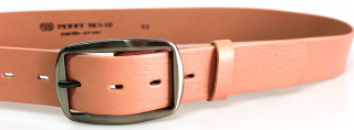Růžový kožený dámský opasek 95 cm  - Penny Belts