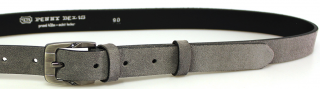 Šedý semišový dámský opasek 100 cm - Penny Belts