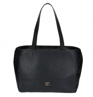 Velká shopper ELEGA na rameno Casual černá/zlato