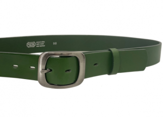Zelený kožený dámský opasek 100 cm - Penny Belts