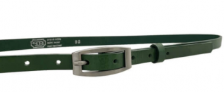 Zelený úzký dámský opasek 90cm - Penny Belts Velikost: 100