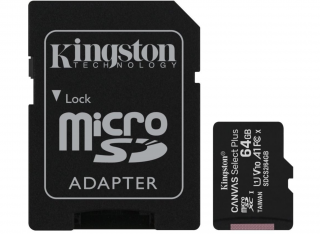 Kingston Canvas Select microSDXC 64GB UHS-I U1 SDCS/64GB