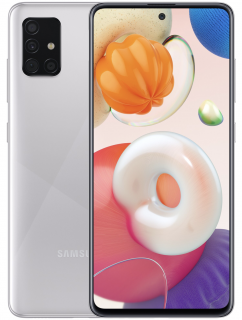 Samsung Galaxy A51, 4GB/128GB stříbrná  PŘEDVÁDĚCÍ TELEFON | STAV A+