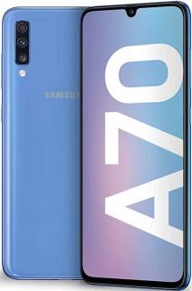Samsung Galaxy A70 6GB/128GB modrá  PŘEDVÁDĚCÍ TELEFON | STAV A-