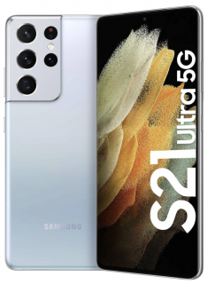 Samsung Galaxy S21 Ultra 5G 12GB/128GB Silver  PŘEDVÁDĚCÍ TELEFON | STAV A+