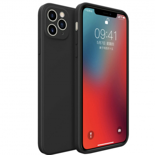 Silikonový kryt na Apple iPhone 12 Mini, černý