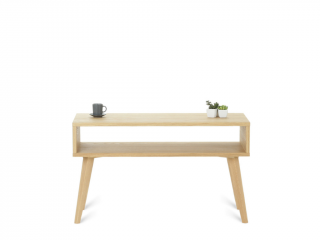 Dřevěný konferenční stolek VIDE ONE Kvalita dřeva: 2. Kombinace dubového masivu a dýhované DTD desky
