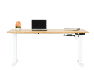 Elektricky nastavitelný dřevěný psací stůl UP LIGHT 140 cm