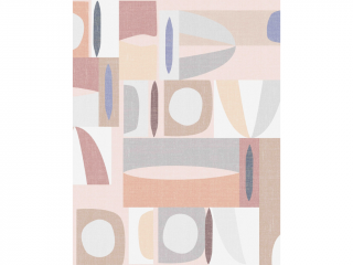 Moderní minimalistická tapeta GEOMETRIE barevná Varianta: část B (212 cm)