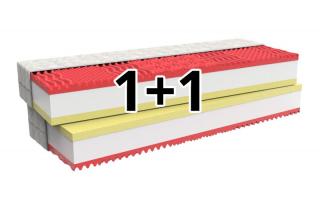 1+1 Ortopedická matrace MEMORY COMFORT s paměťovou pěnou Zvolte rozměr: 90 x 200 cm