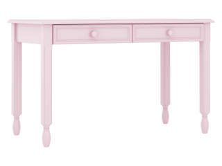 Dětský psací stůl se dvěma šuplíky MAXIME růžový