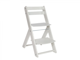 Dřevěná rostoucí židle pro děti VENDY bílá Zvolte barvu: Bílá