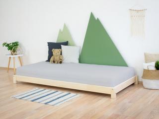Dřevěné dětské jednolůžko TEENY Zvolte barvu: Bílá, Zvolte rozměr: 140x200 cm