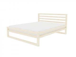 Dvoulůžková postel DELUXE Zvolte barvu: Transparentní vosková lazura matná, Zvolte rozměr: 180 x 200 cm