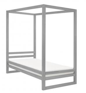 Jednolůžková postel BALDEE Zvolte barvu: Tmavě šedá, Zvolte rozměr: 80 x 200 cm