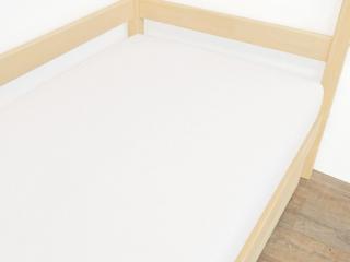 Jednolůžkové prostěradlo z mikroplyše Zvolte barvu: Bílá, Zvolte rozměr: 70 x 140 cm