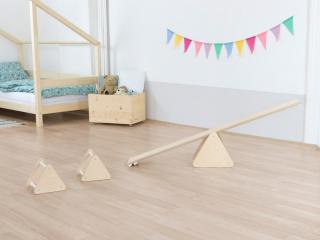 Montessori balanční set pro děti TRIΔNGLES Zvolte barvu: Bílá