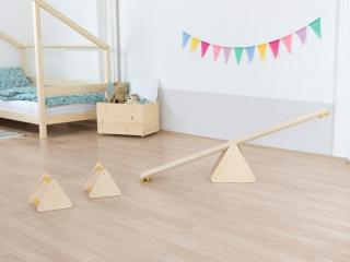 Montessori balanční set pro děti TRIΔNGLES Zvolte barvu: Hořčicová
