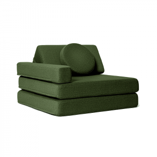 Rozkládací pěnové křeslo ARMCHAIR Zvolte barvu: Tmavě zelená