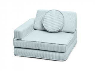 Rozkládací pěnové křeslo z manšestru ARMCHAIR Zvolte barvu: Světle zelená