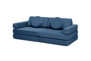 Skládací pěnový bunkr SOFA MINI Zvolte barvu: Námořnická modrá