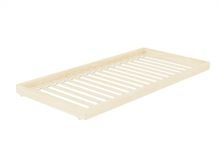 Světle šedá dřevěná výsuvná přistýlka SLEEP pod postel na kolečkách 80x190 cm (pod postel 80x200 cm)