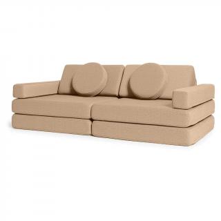Velký multifunkční skládací bunkr SOFA Zvolte barvu: Hnědá