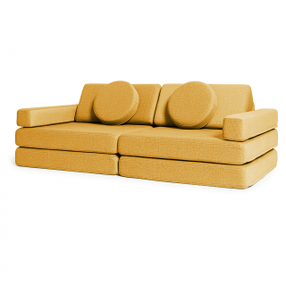 Velký multifunkční skládací bunkr SOFA Zvolte barvu: Hořčicová