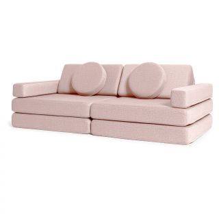 Velký multifunkční skládací bunkr SOFA Zvolte barvu: Pudrová