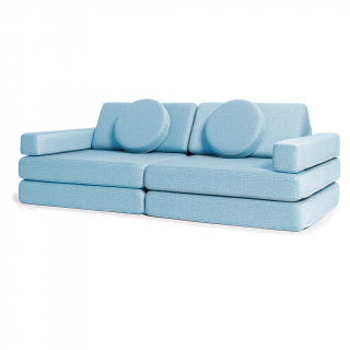 Velký multifunkční skládací bunkr SOFA Zvolte barvu: Světle modrá