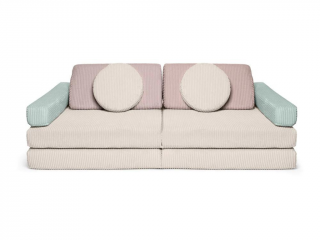 Velký multifunkční skládací bunkr z manšestru SOFA PURE Zvolte barvu: Vícebarevná