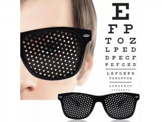 Děrované brýle pro zlepšení zraku