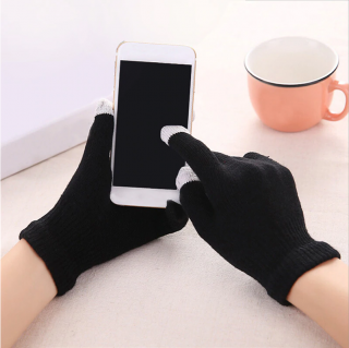 Dotykové rukavice Barva: Černé