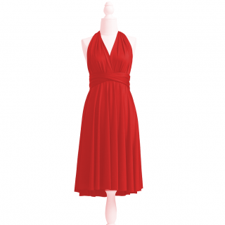 Krátké univerzální šaty Barva: Červená