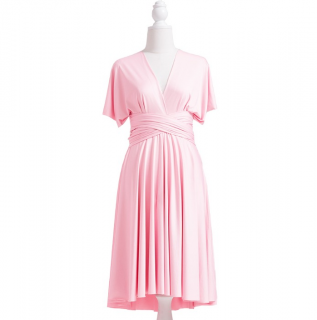 Krátké univerzální šaty Barva: Růžová