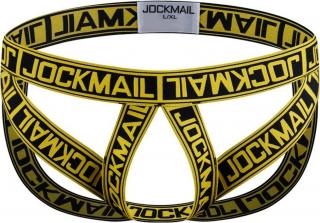 Jocksy bez váčku JOCKMAIL OPEN STRAPS-PRO Barva: Žlutá, Velikost: S-M