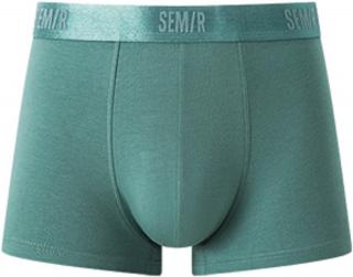 SEM/R CLASSIC COTTON BOXER bavlněné boxerky, metalický pas Barva: Tmavě tyrkysová, Velikost: XL