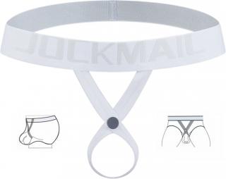 Stavitelný PushUp JOCKMAIL PRO BUTTON STRAPS Barva: Bílá, Velikost: S-M