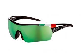 brýle SALICE 006ITA black/multireflex green