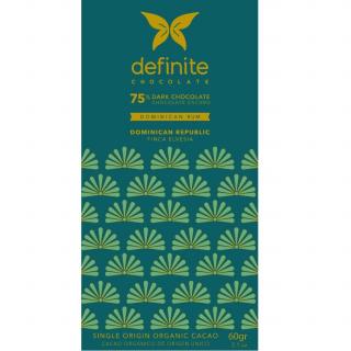 Definite - Tmavá s dominikánským rumem 75%