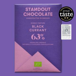 Standout Chocolate Nordic Nature - Blackcurrant 63% | Čokolandia.cz