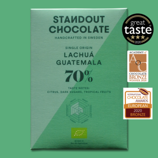 Standout Chocolate Single origin - Guatemala Lachuá 70% | Čokolandia.cz