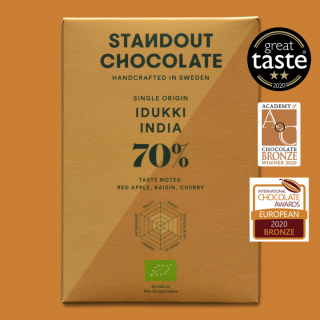 Standout Chocolate Single Origin - India Idukki 70% | Čokolandia.cz