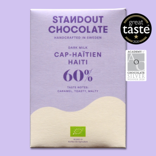 Standout Chocolate Tmavá mléčná čokoláda - Haiti Cap-Haïtien 60% | Čokolandia.cz
