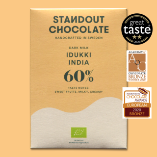 Standout Chocolate Tmavá mléčná čokoláda - India Idukki 60% | Čokolandia.cz