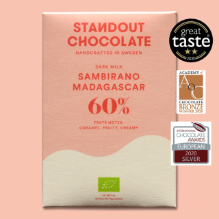 Standout Chocolate Tmavá mléčná čokoláda - Madagascar Sambirano 60% | Čokolandia.cz